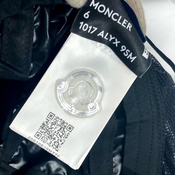 MONCLER ALYX collaboration hat hat bucket hat bob hat hat Nylon Black Unused - Picture 11 of 16